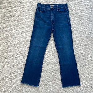 Mother Denim Hustler Ankle Fray in wash Home Movies